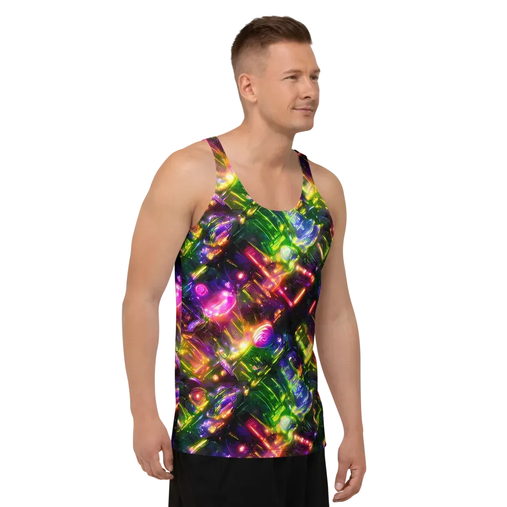 Lacquered Wilds on Men's Tank Top — Right Front