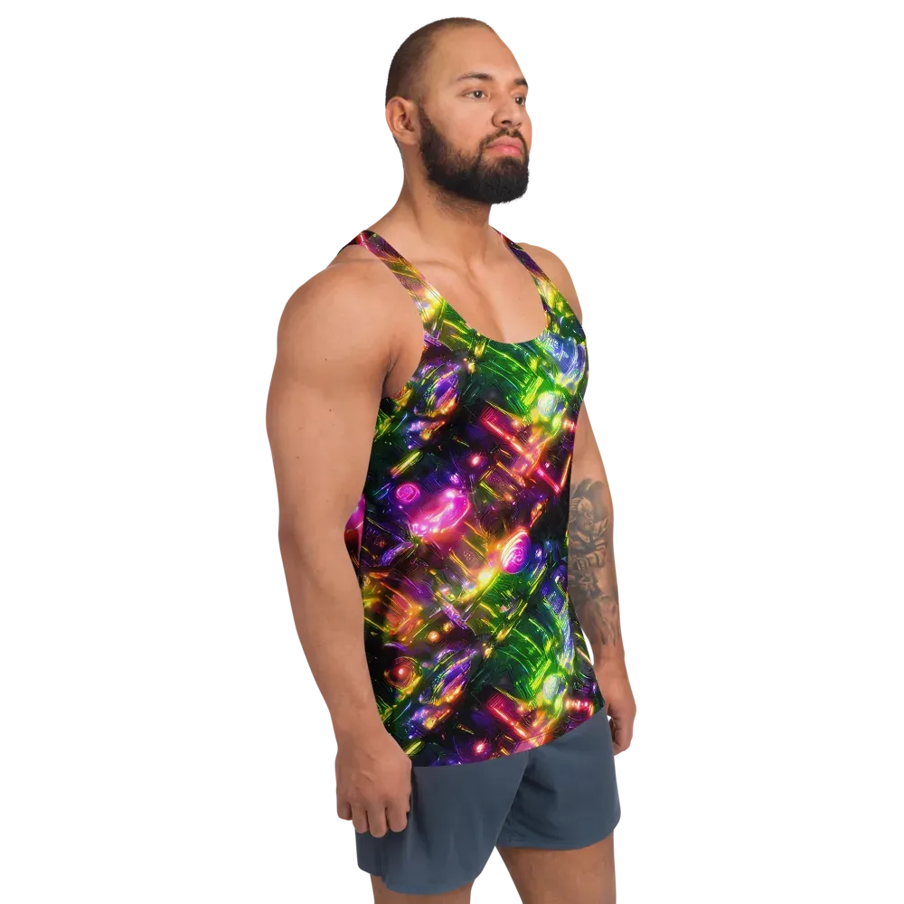 Lacquered Wilds on Men's Tank Top — Right Front