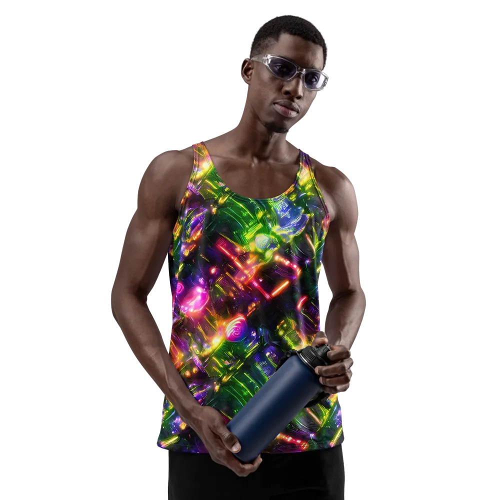 Lacquered Wilds on Men's Tank Top — Front