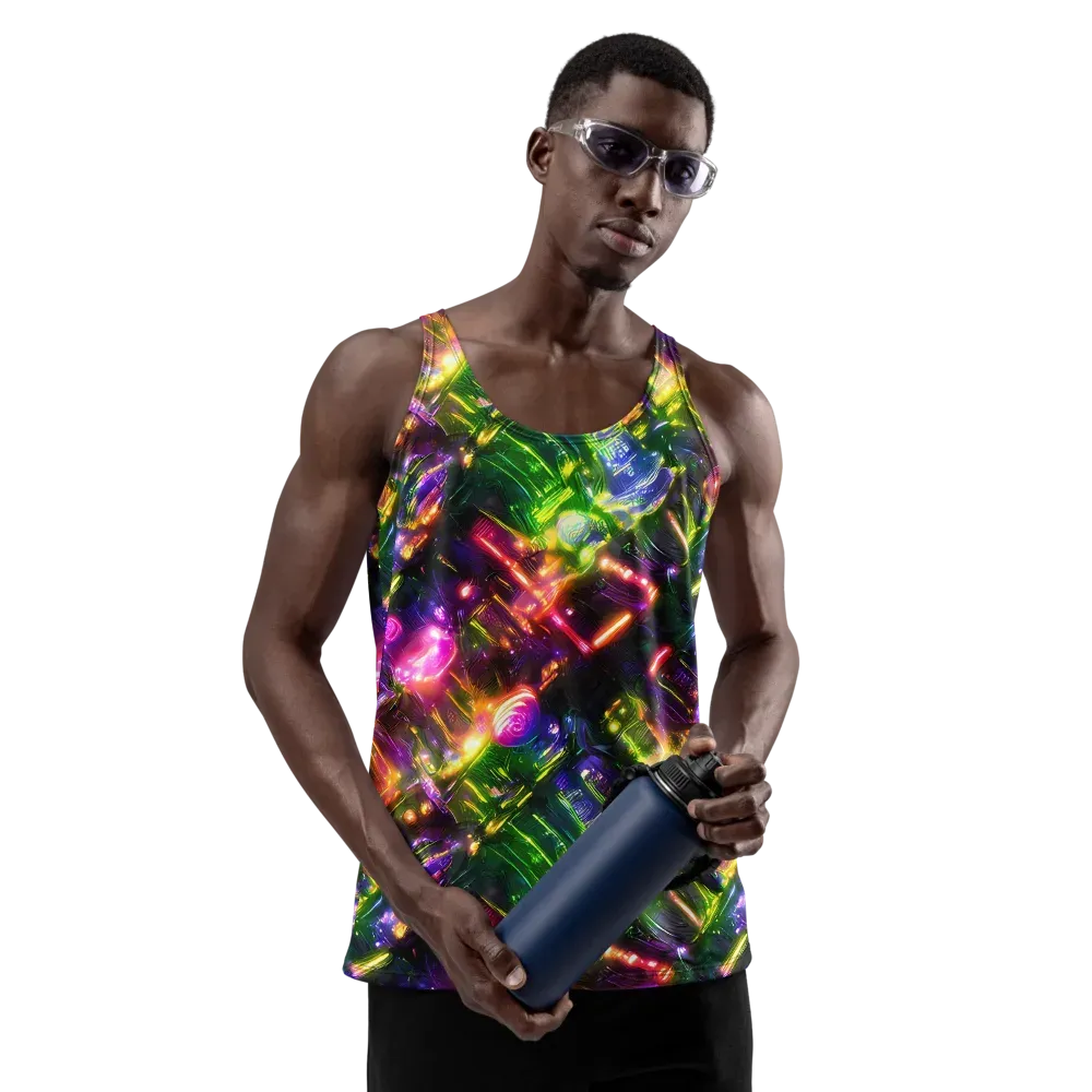 Lacquered Wilds on Men's Tank Top — Front
