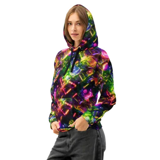 Lacquered Wilds on a Cotton Hoodie