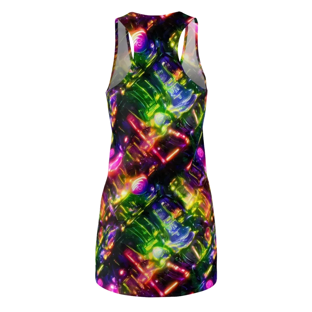 Lacquered Wilds on Racerback Dress — Back