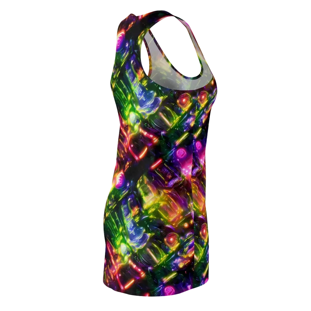Lacquered Wilds on Racerback Dress — Back Side
