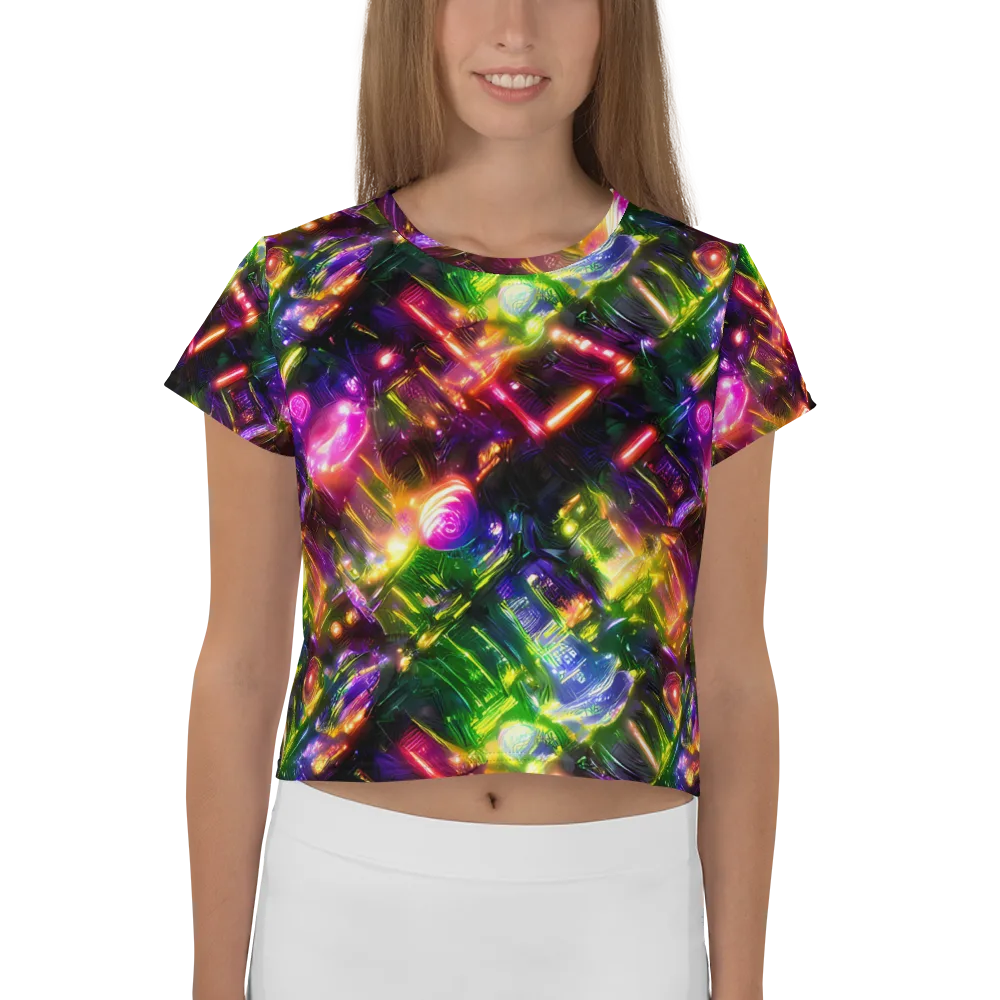Lacquered Wilds on Crop Tee — Front