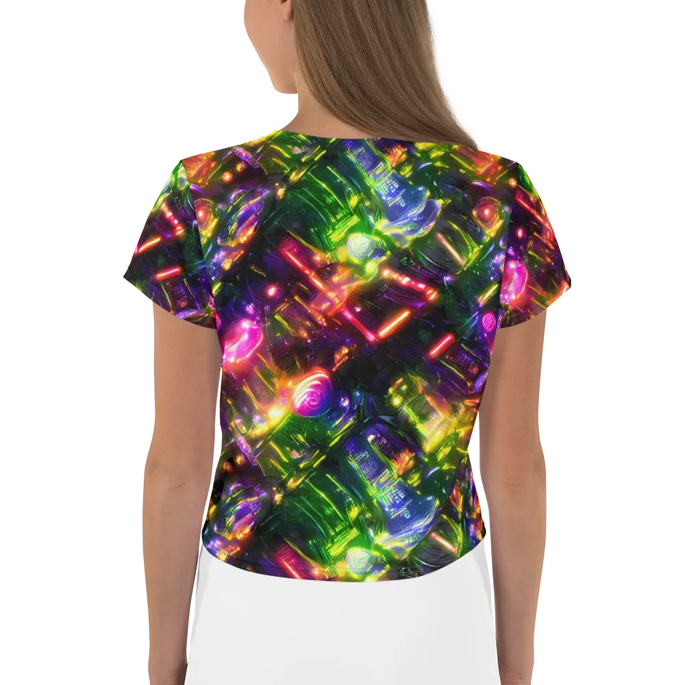 Lacquered Wilds on Crop Tee — Back