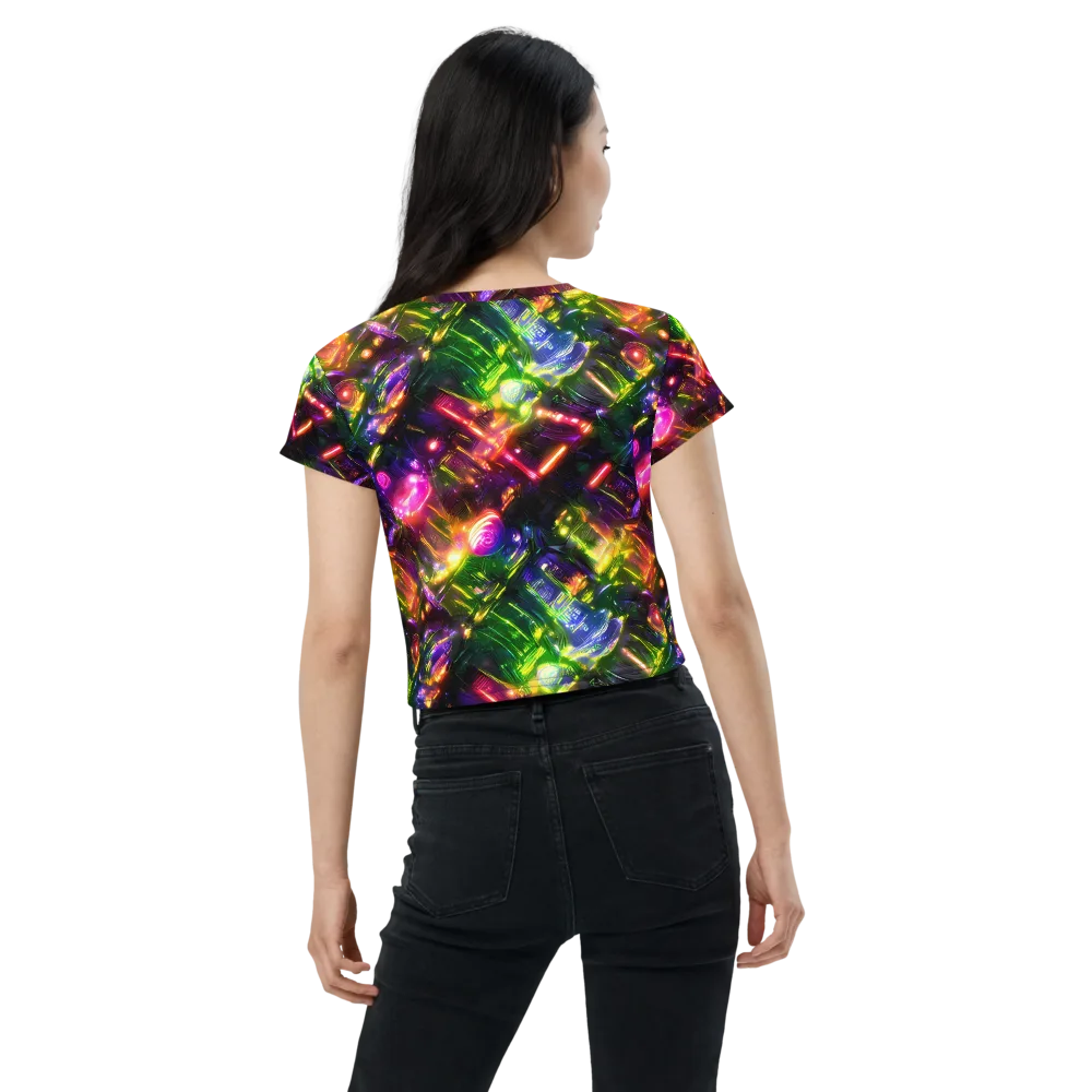 Lacquered Wilds on Crop Tee — Back