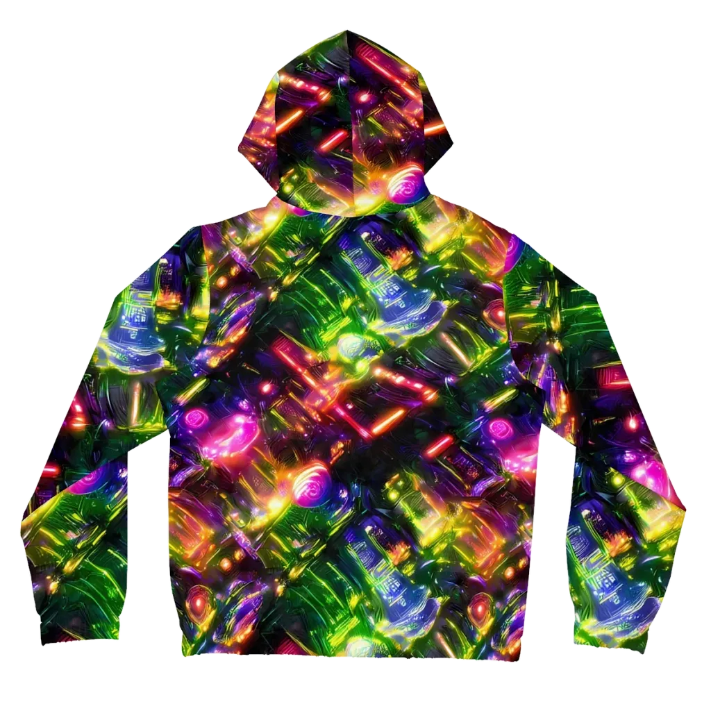Lacquered Wilds on Women's Full-Zip Hoodie — Back