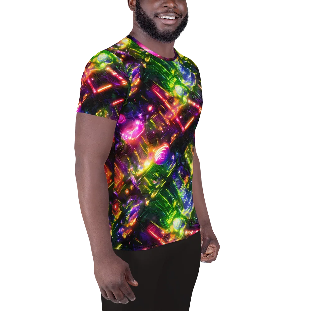 Lacquered Wilds on Men's Athletic T-Shirt — Right
