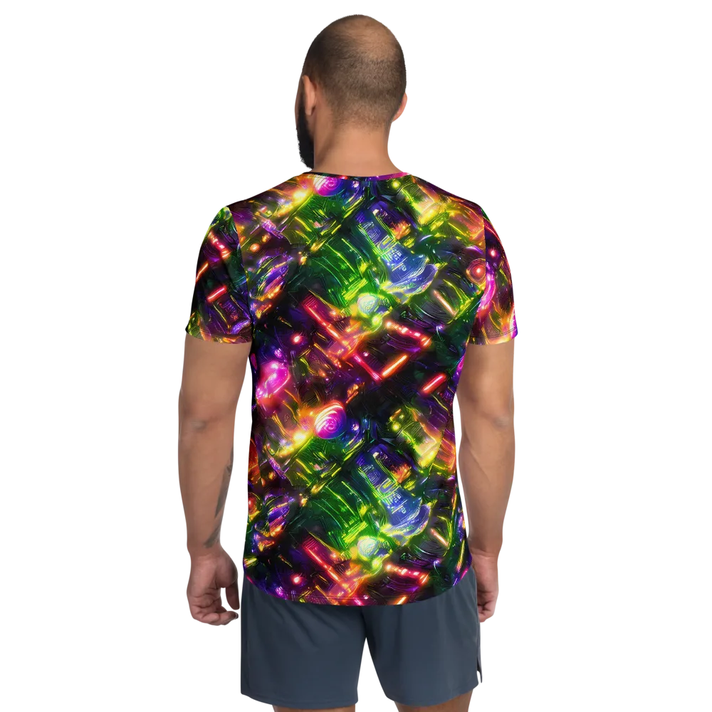 Lacquered Wilds on Men's Athletic T-Shirt — Back