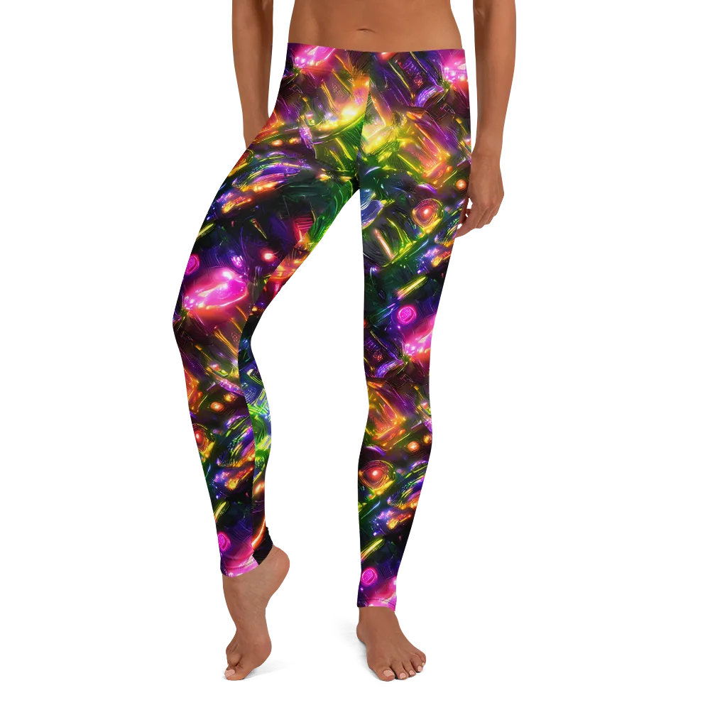 Lacquered Wilds on Leggings — Front