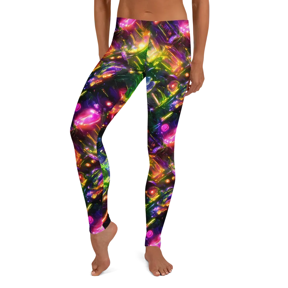 Lacquered Wilds on Leggings — Front