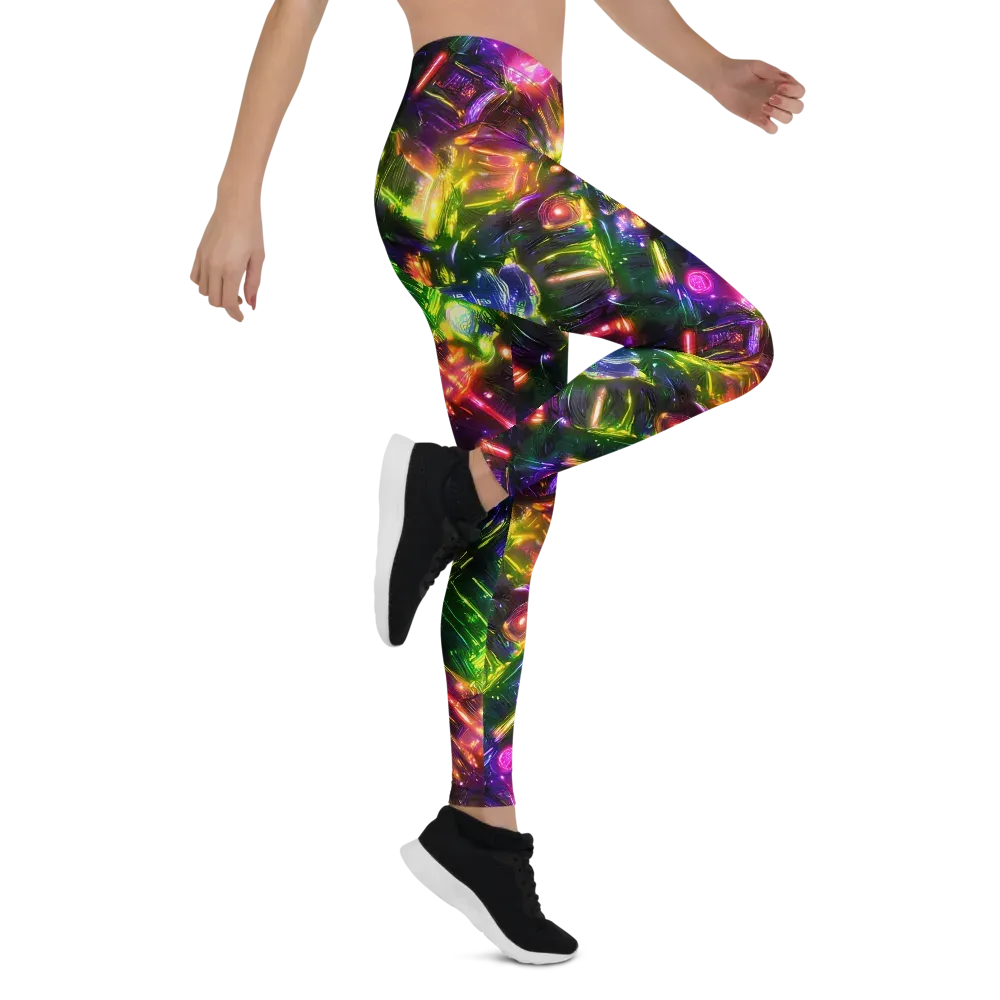 Lacquered Wilds on Leggings — Right