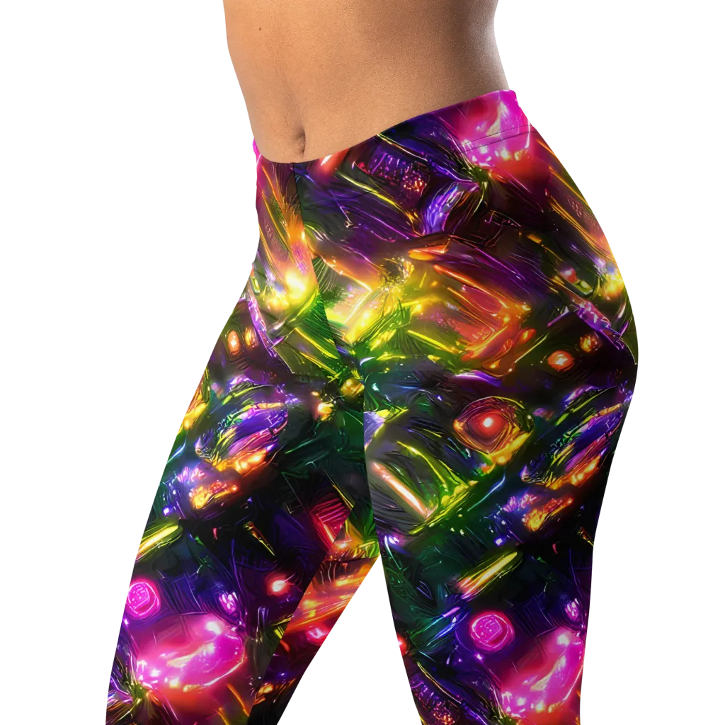 Lacquered Wilds on Leggings — Left Front