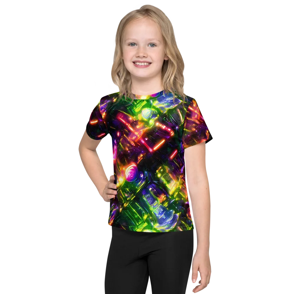 Lacquered Wilds on Kids Crew Neck T-Shirt — Front