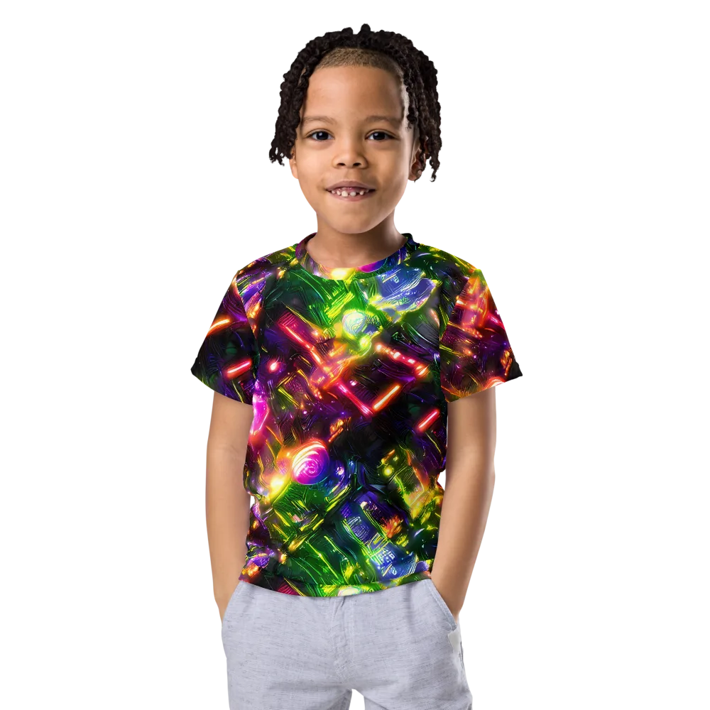 Lacquered Wilds on Kids Crew Neck T-Shirt — Front