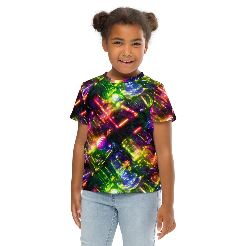 Lacquered Wilds on Kids Crew Neck T-Shirt — Front
