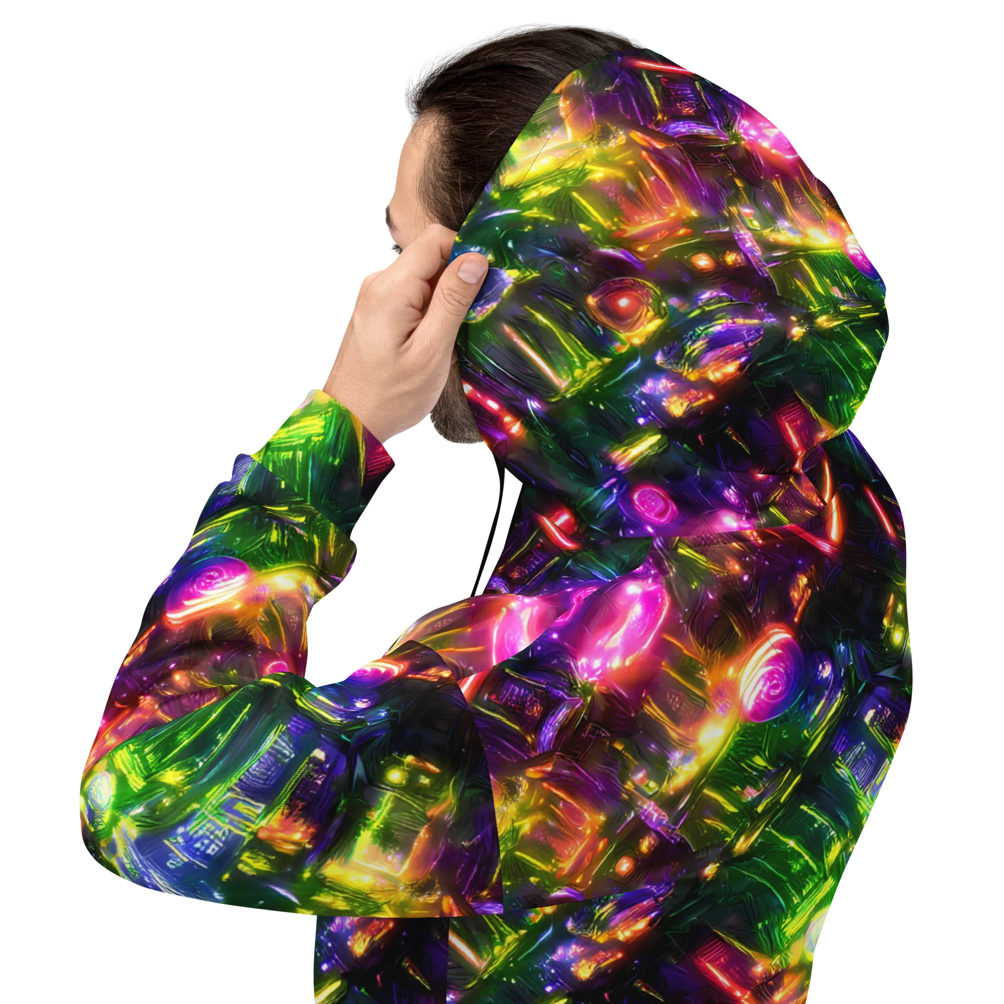 Lacquered Wilds on Hoodie — Back