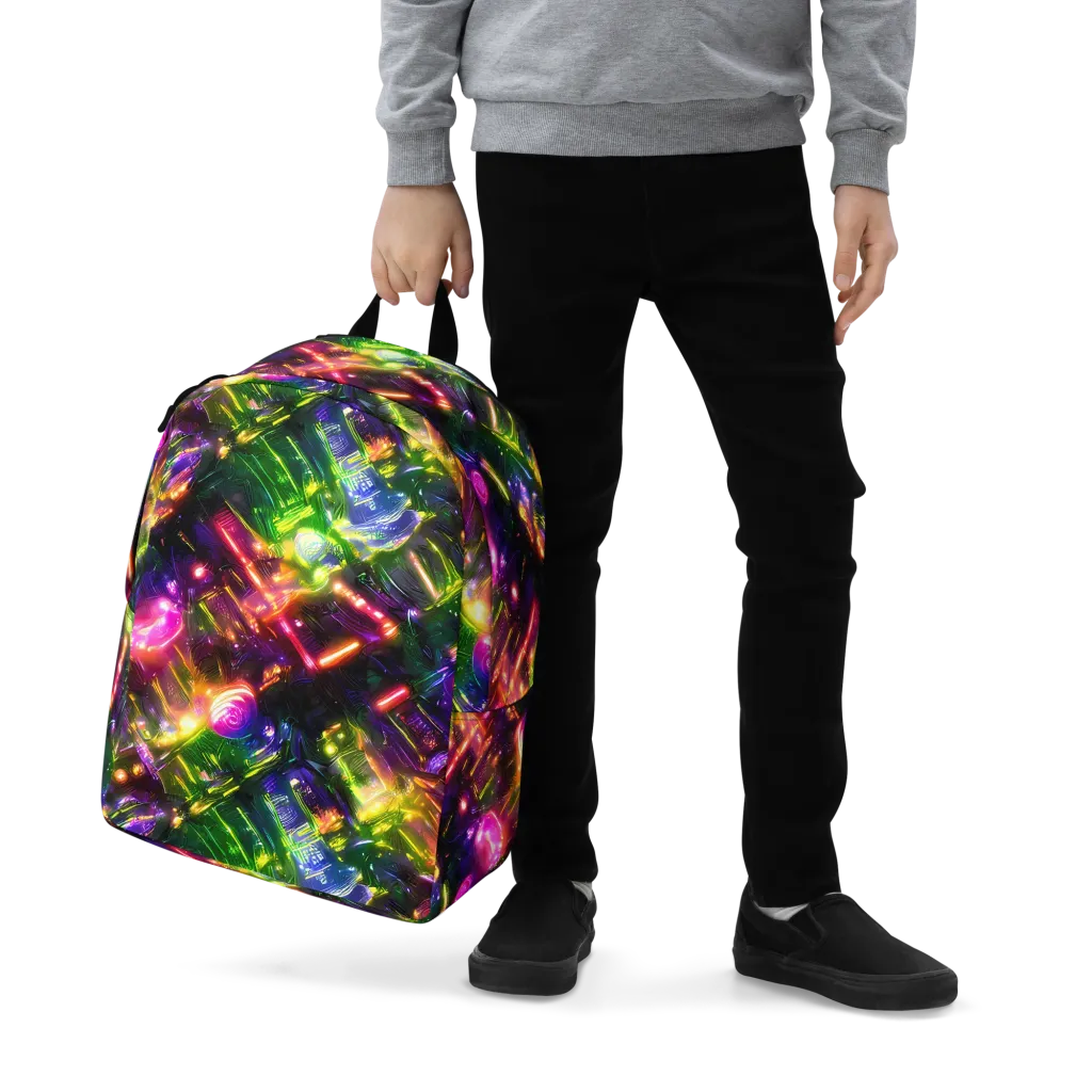 Lacquered Wilds on Minimalist Backpack — Zoomed-in