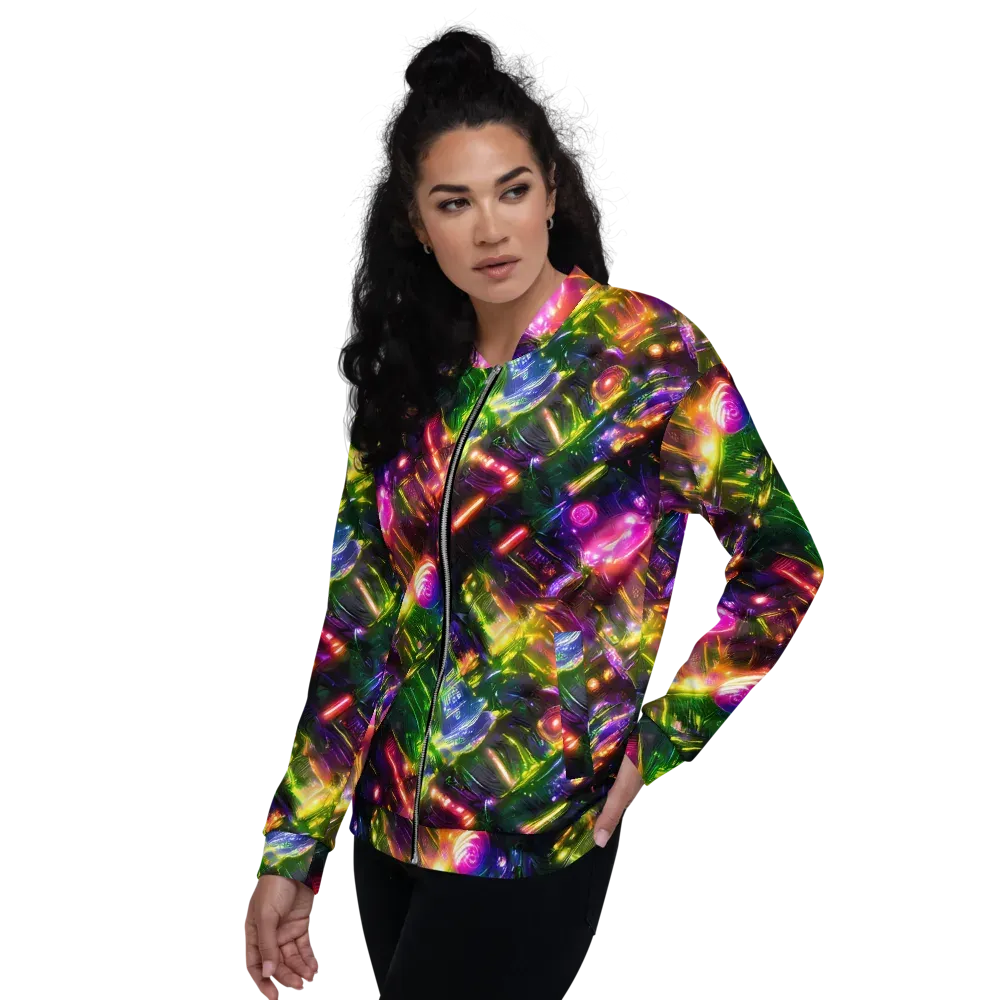 Lacquered Wilds on Bomber Jacket — Left