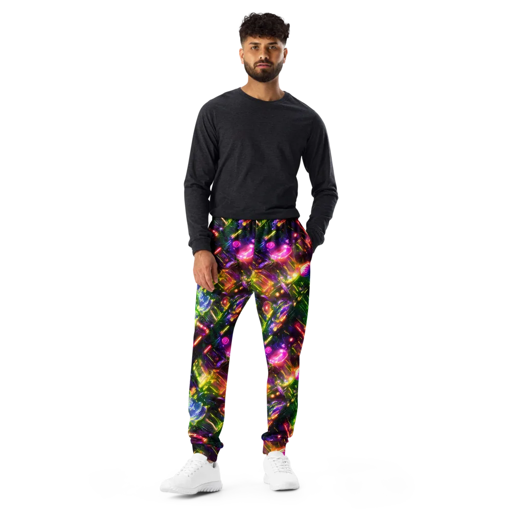 Lacquered Wilds on Men's Joggers — Front