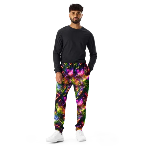 Lacquered Wilds on a Men's Joggers