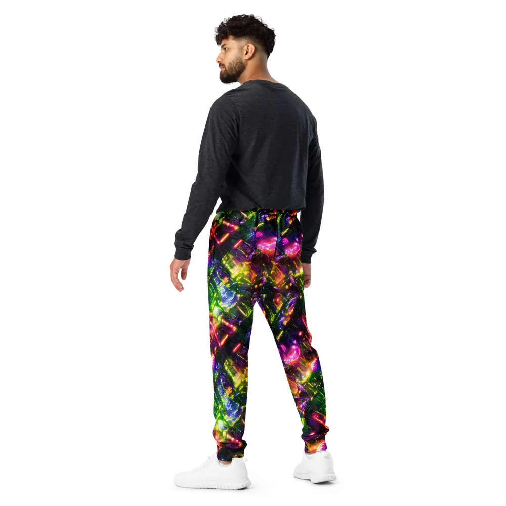 Lacquered Wilds on Men's Joggers — Back