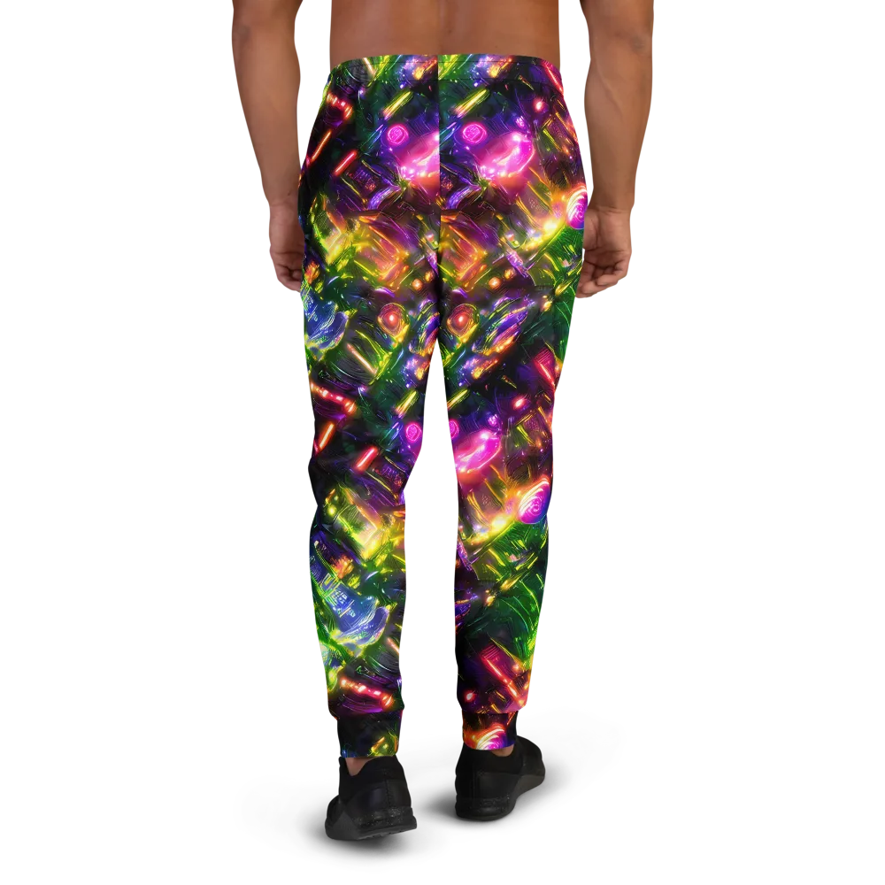 Lacquered Wilds on Men's Joggers — Back
