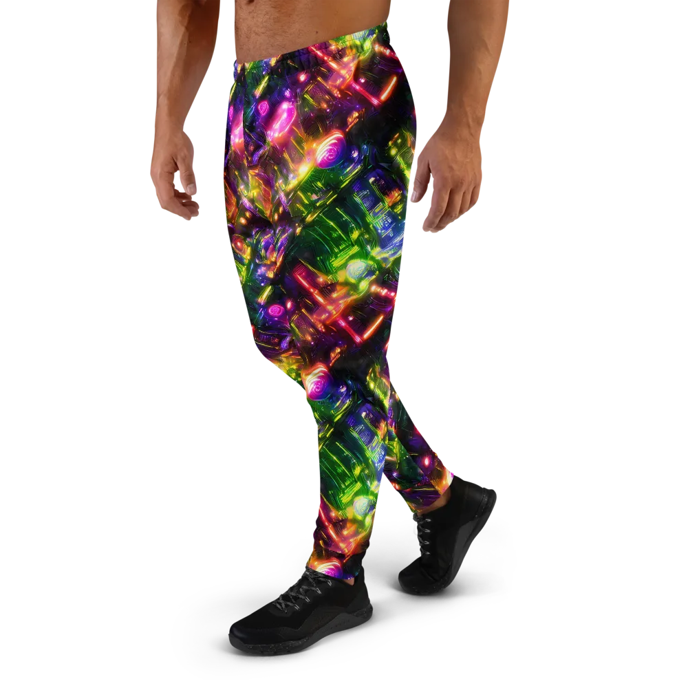 Lacquered Wilds on Men's Joggers — Left