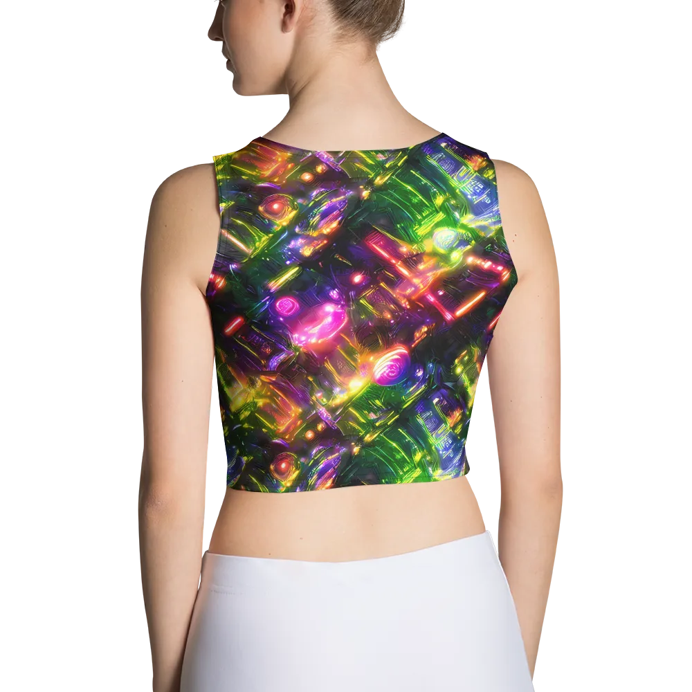 Lacquered Wilds on Crop Top — Back