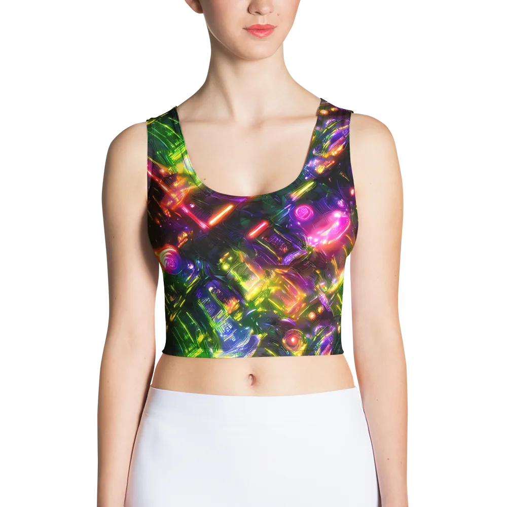 Lacquered Wilds on Crop Top — Front