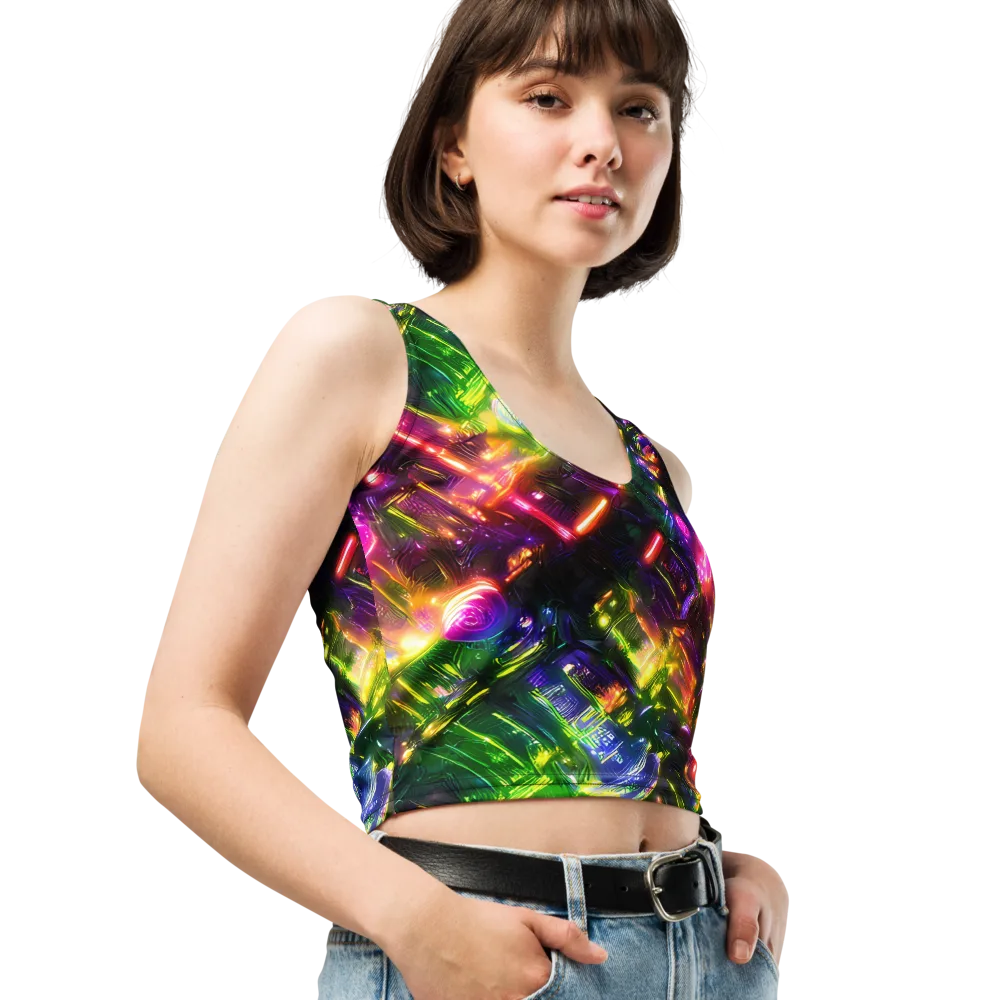 Lacquered Wilds on Crop Top — Right Front