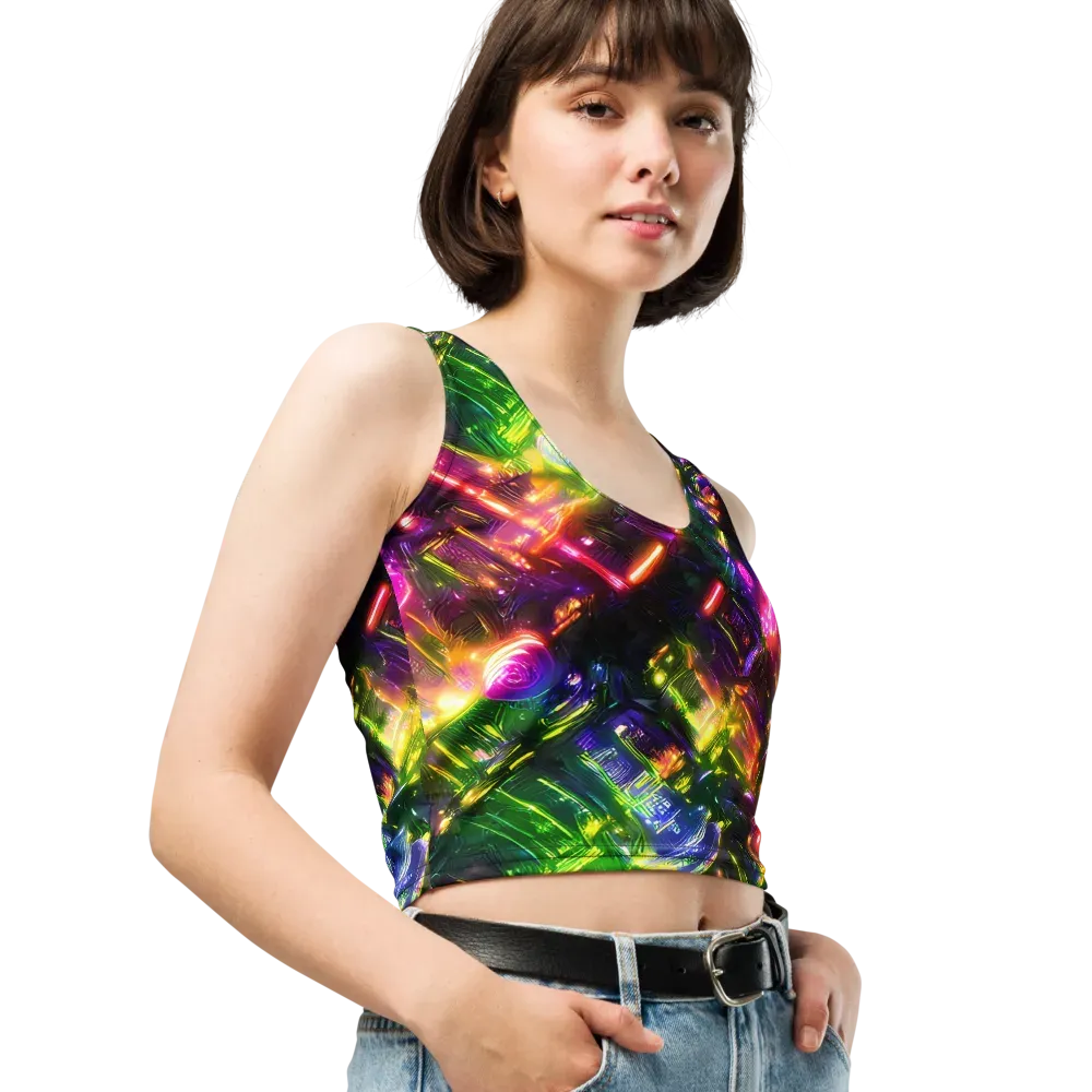 Lacquered Wilds on Crop Top — Right Front