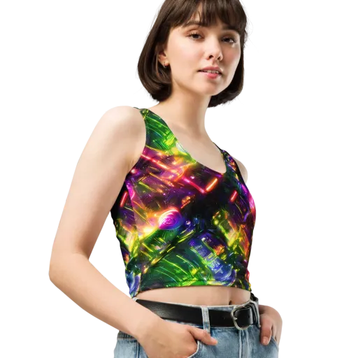 Lacquered Wilds on a Crop Top