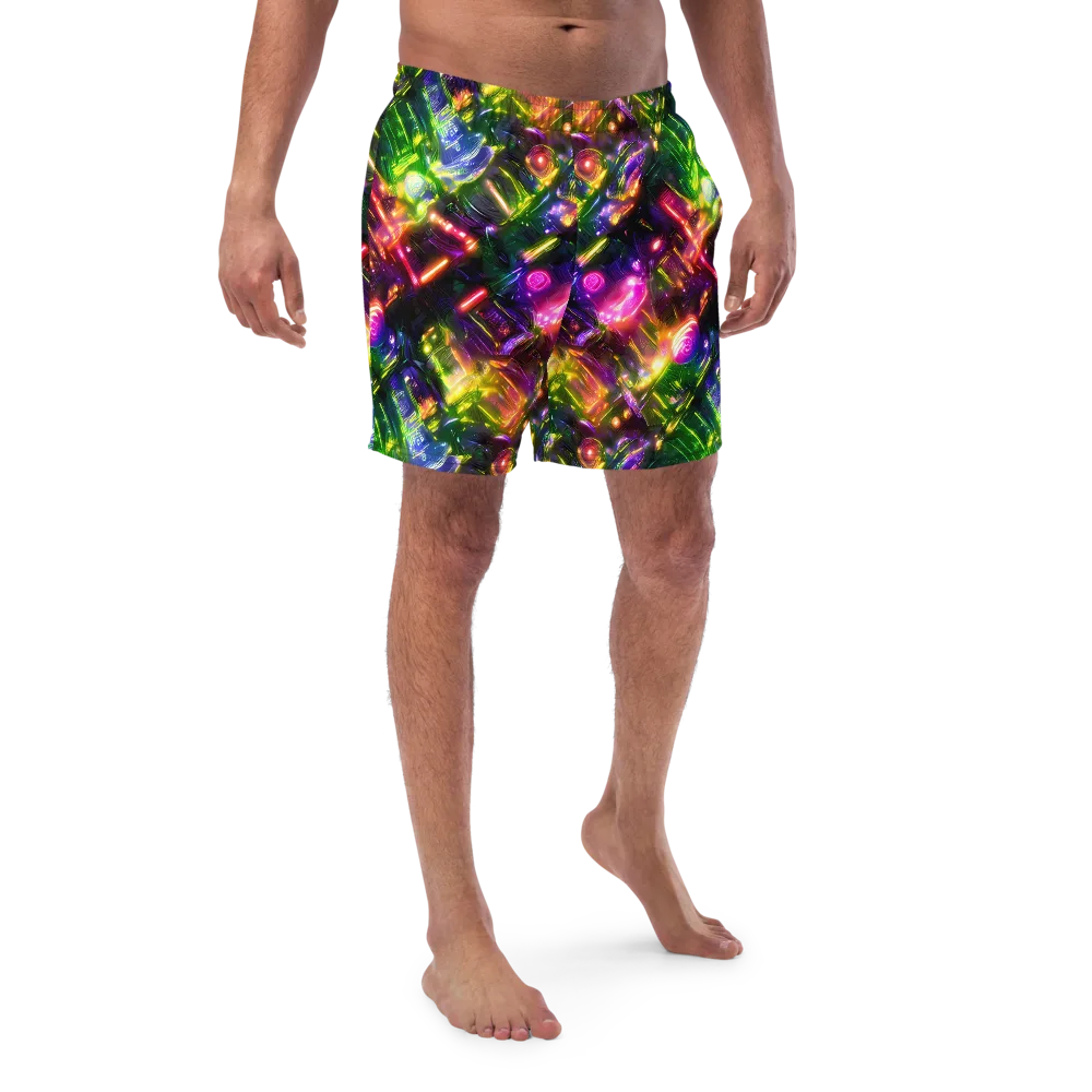 Lacquered Wilds on Swim Trunks — Front