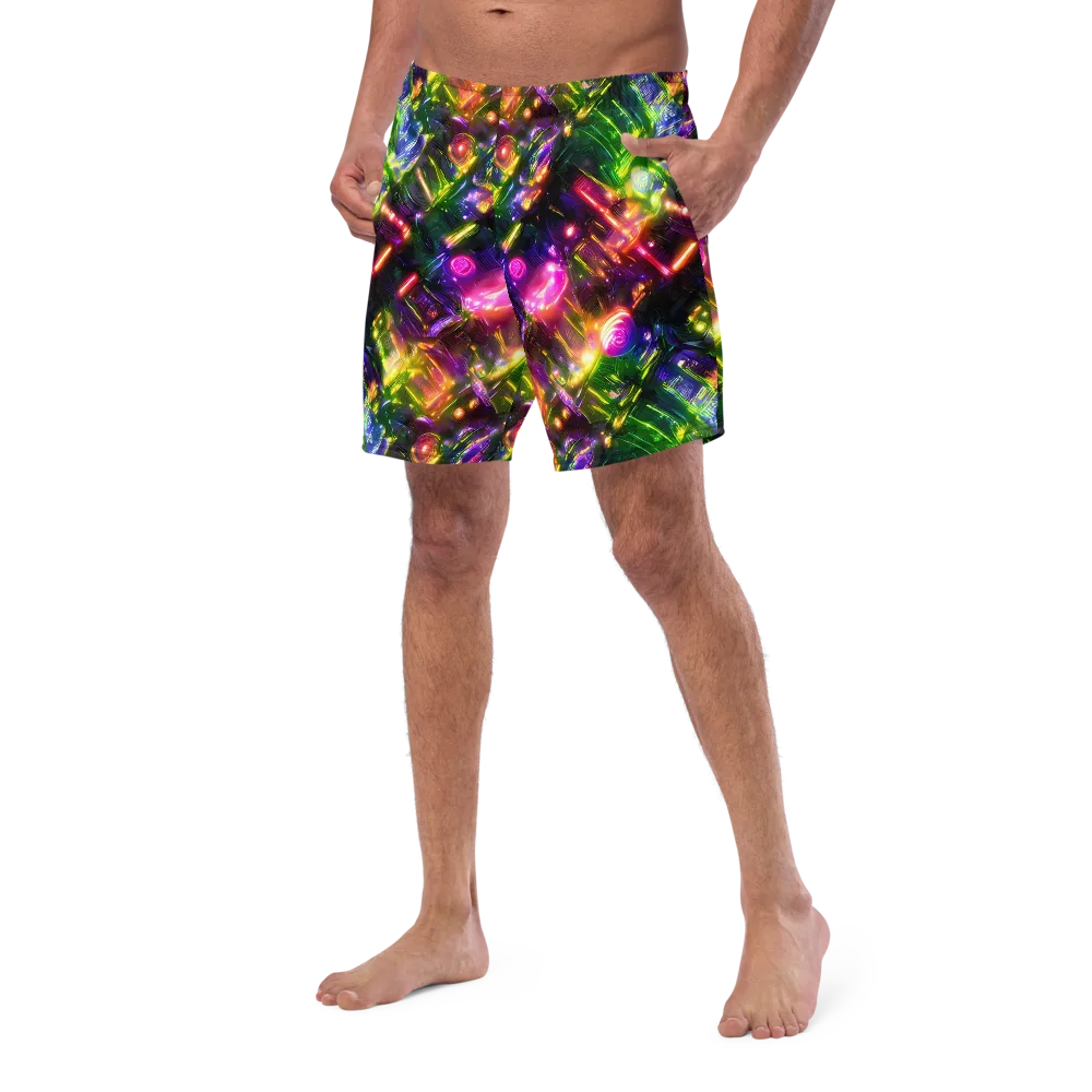 Lacquered Wilds on Swim Trunks — Left Front