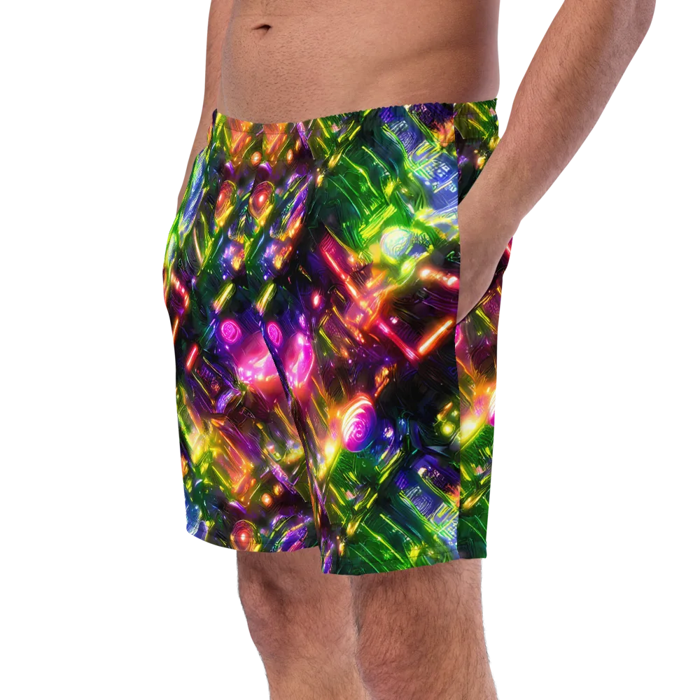 Lacquered Wilds on Swim Trunks — Left Front