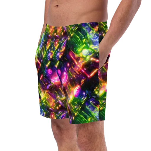 Lacquered Wilds on a Swim Trunks