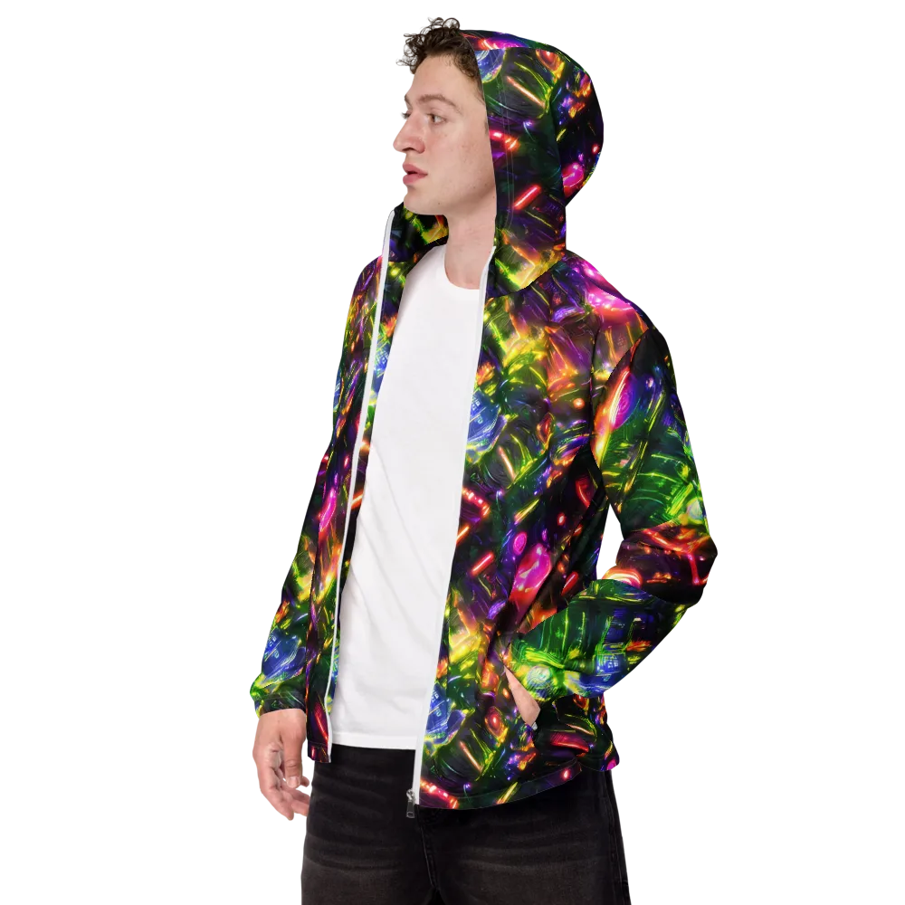Lacquered Wilds on Men's Windbreaker — Left Front