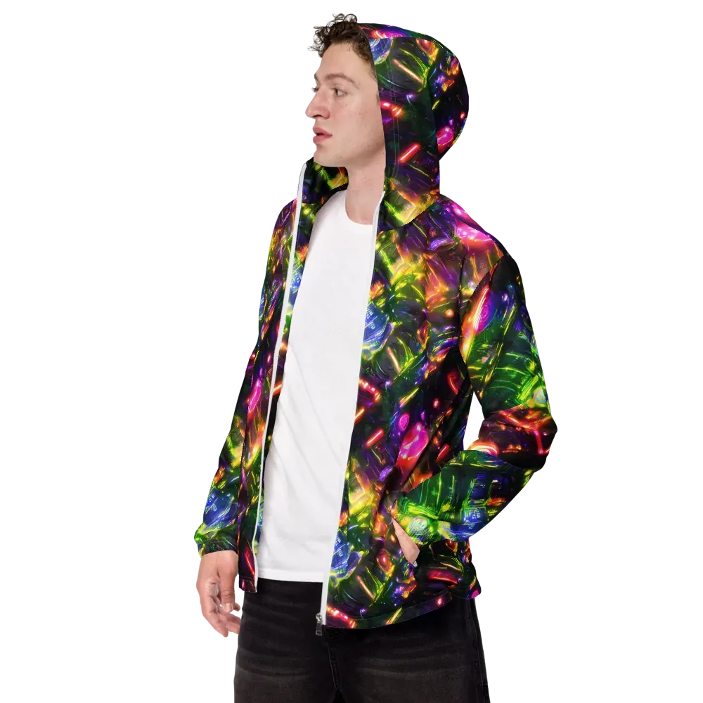 Lacquered Wilds on Men's Windbreaker — Left Front