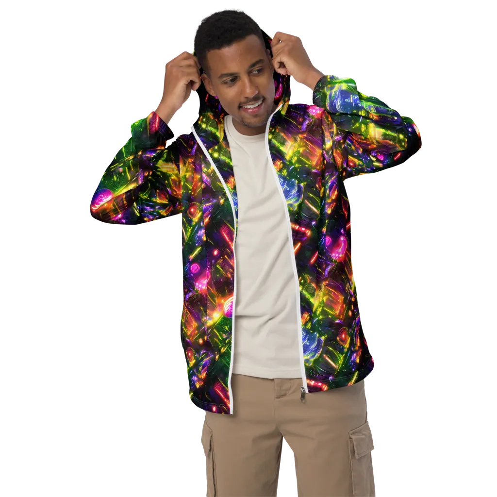 Lacquered Wilds on Men's Windbreaker — Front