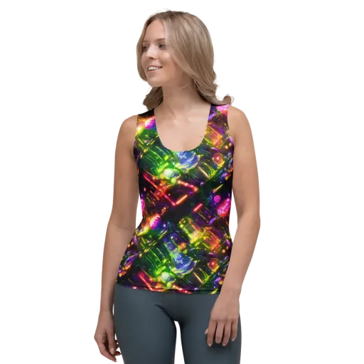 Lacquered Wilds on a Women's Tank Top