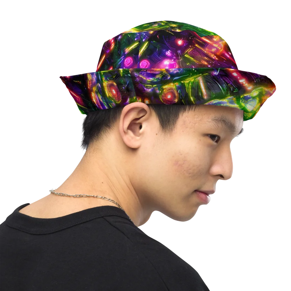Lacquered Wilds on Reversible Bucket Hat — Right Outside