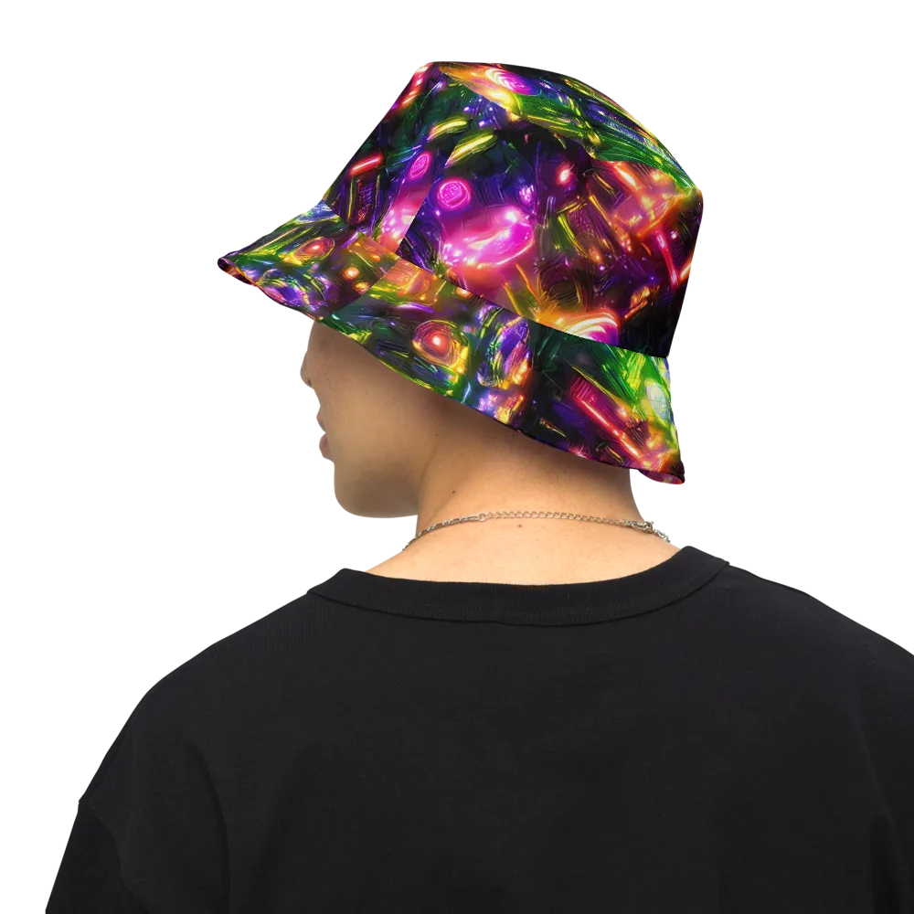 Lacquered Wilds on Reversible Bucket Hat — Back Inside