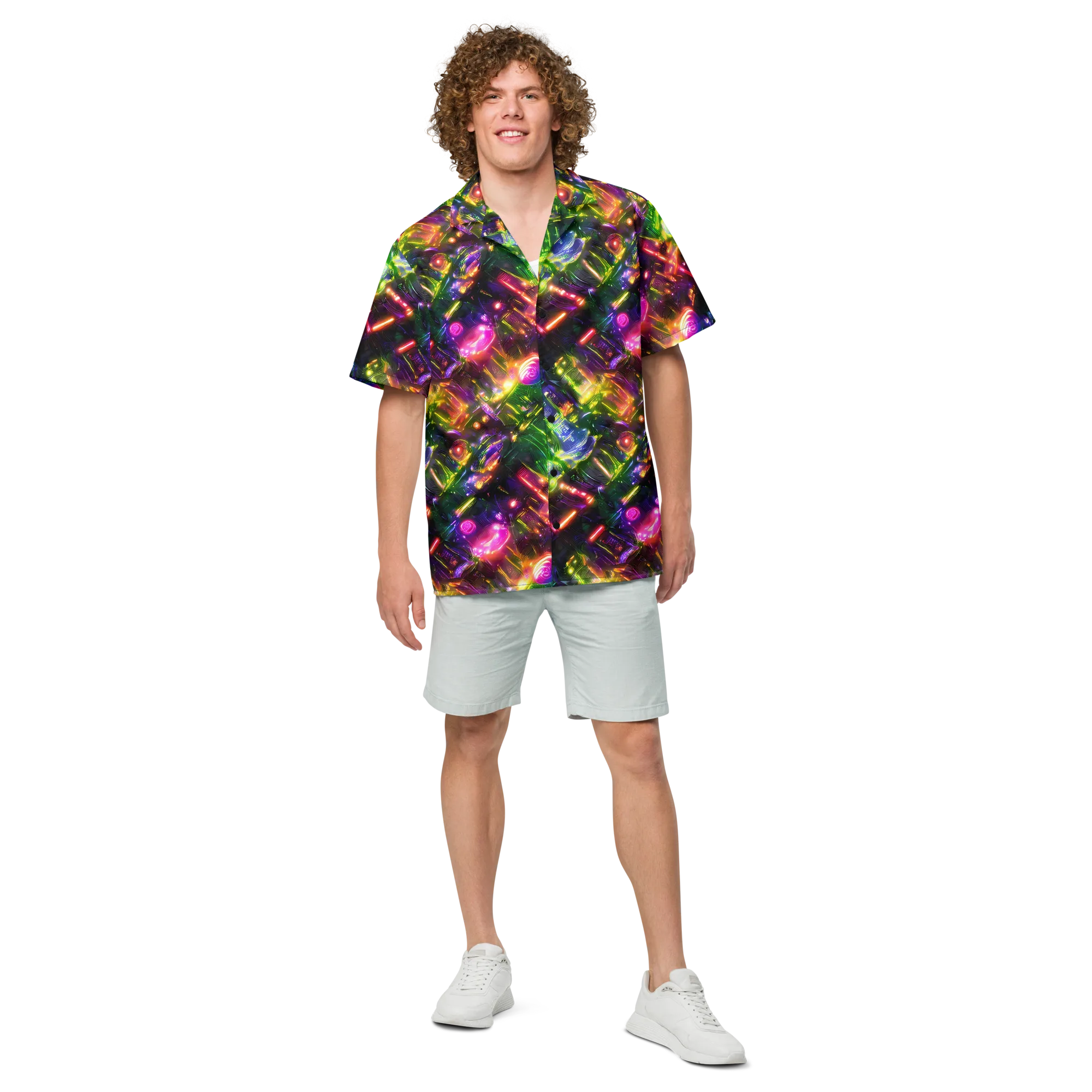 Lacquered Wilds on Button Shirt — Front