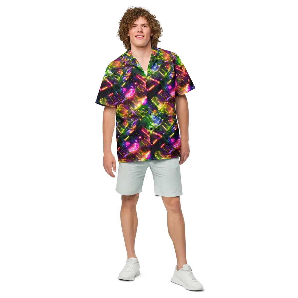 Lacquered Wilds on Button Shirt — Front