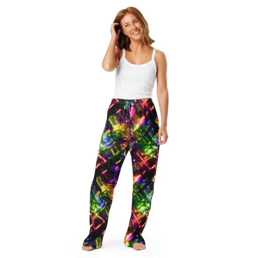 Lacquered Wilds on a Women's Pajama Pants