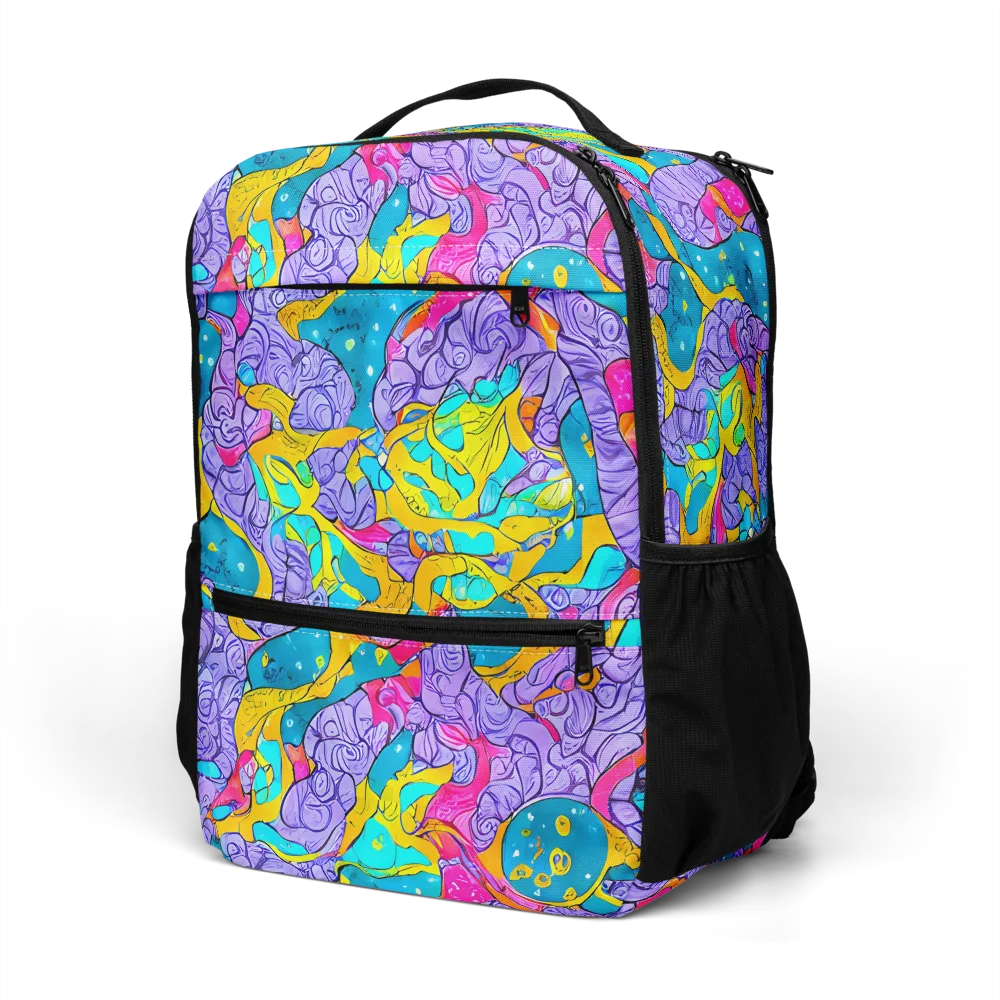 Lavender Lightning on Utility Backpack — Left Front