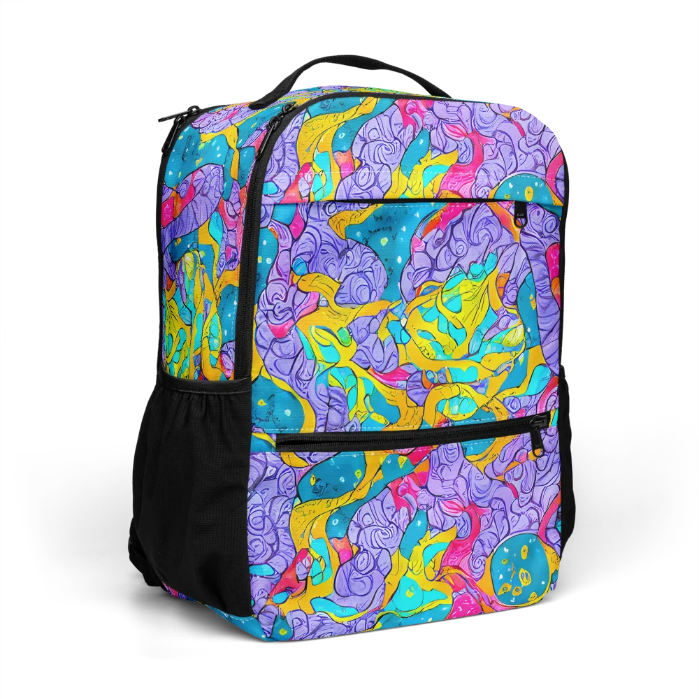 Lavender Lightning on Utility Backpack — Right Front