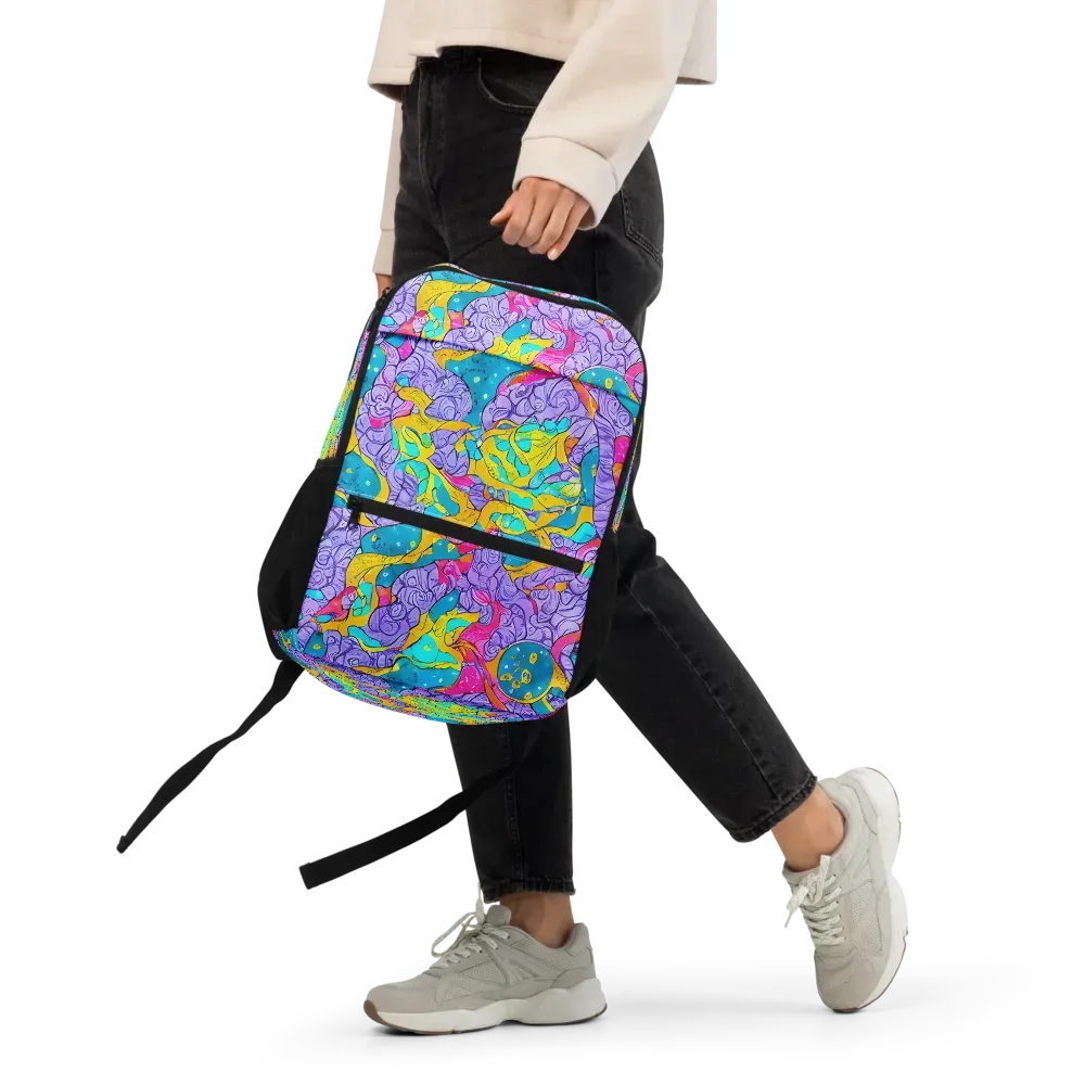 Lavender Lightning on Utility Backpack — Front