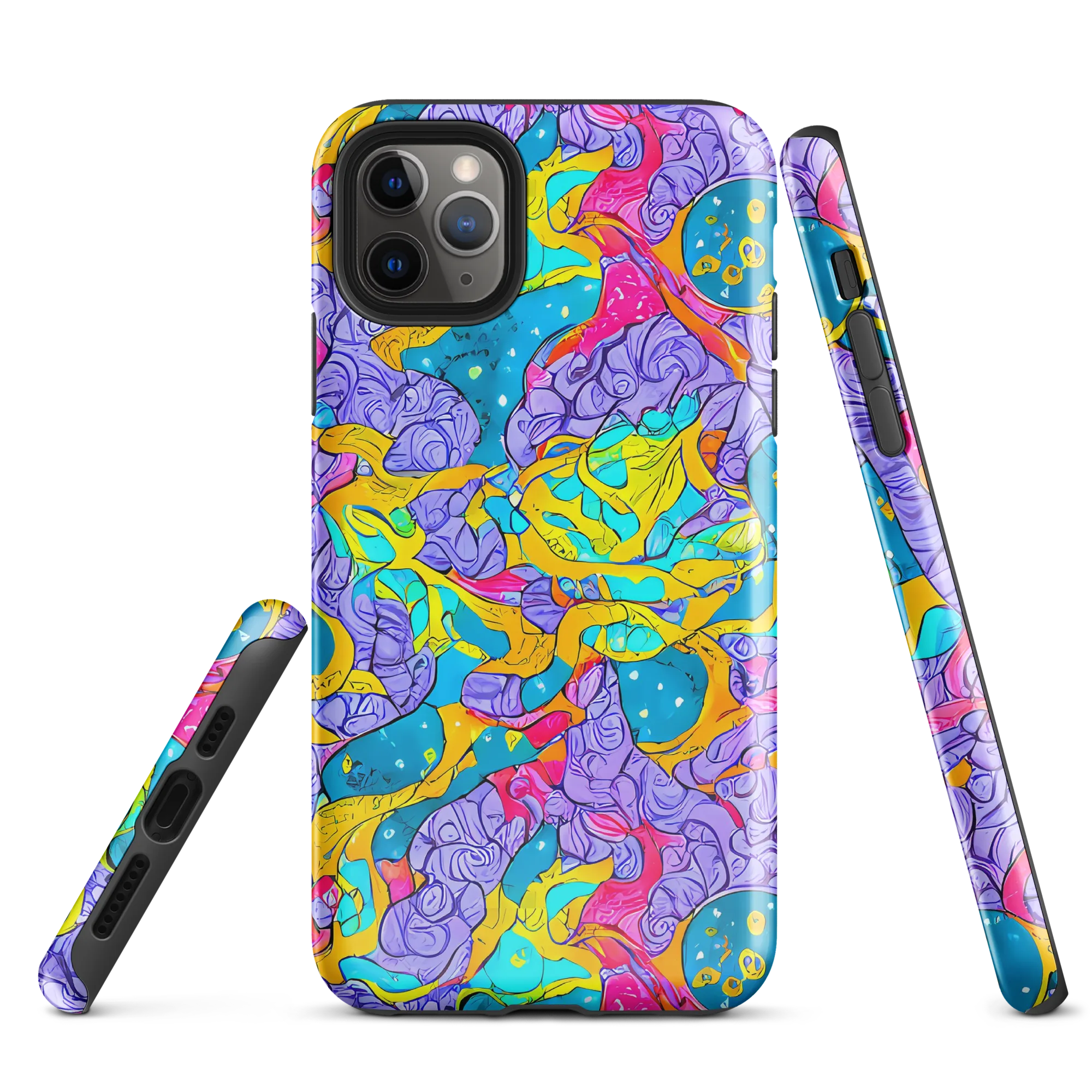 Lavender Lightning on Tough Case for iPhone® — Front